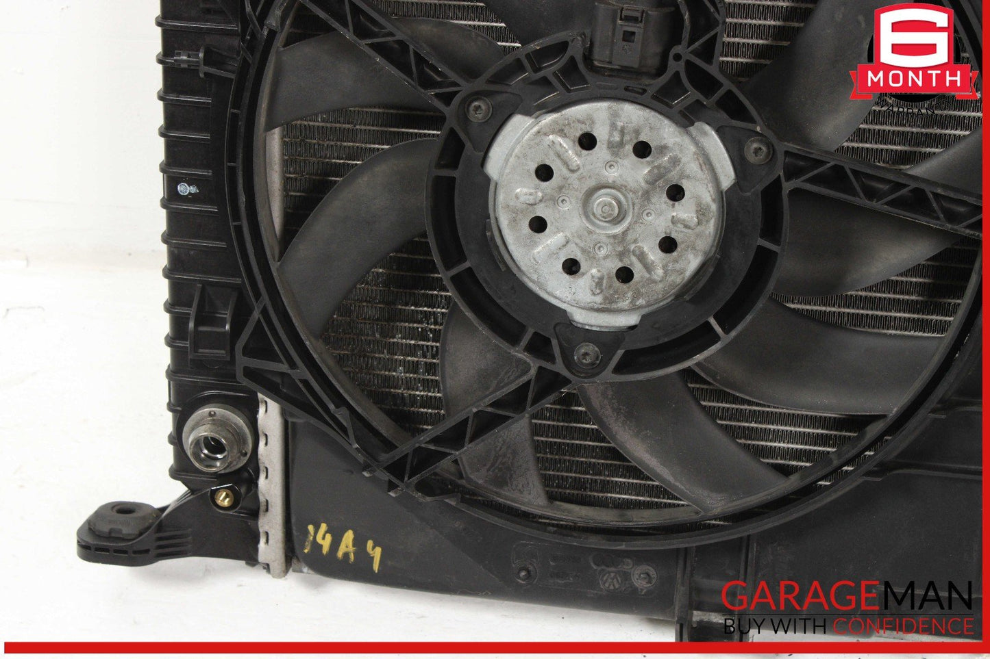 09-16 Audi A4 Q5 2.0L Engine Radiator Condenser Cooling Fan Motor Assy