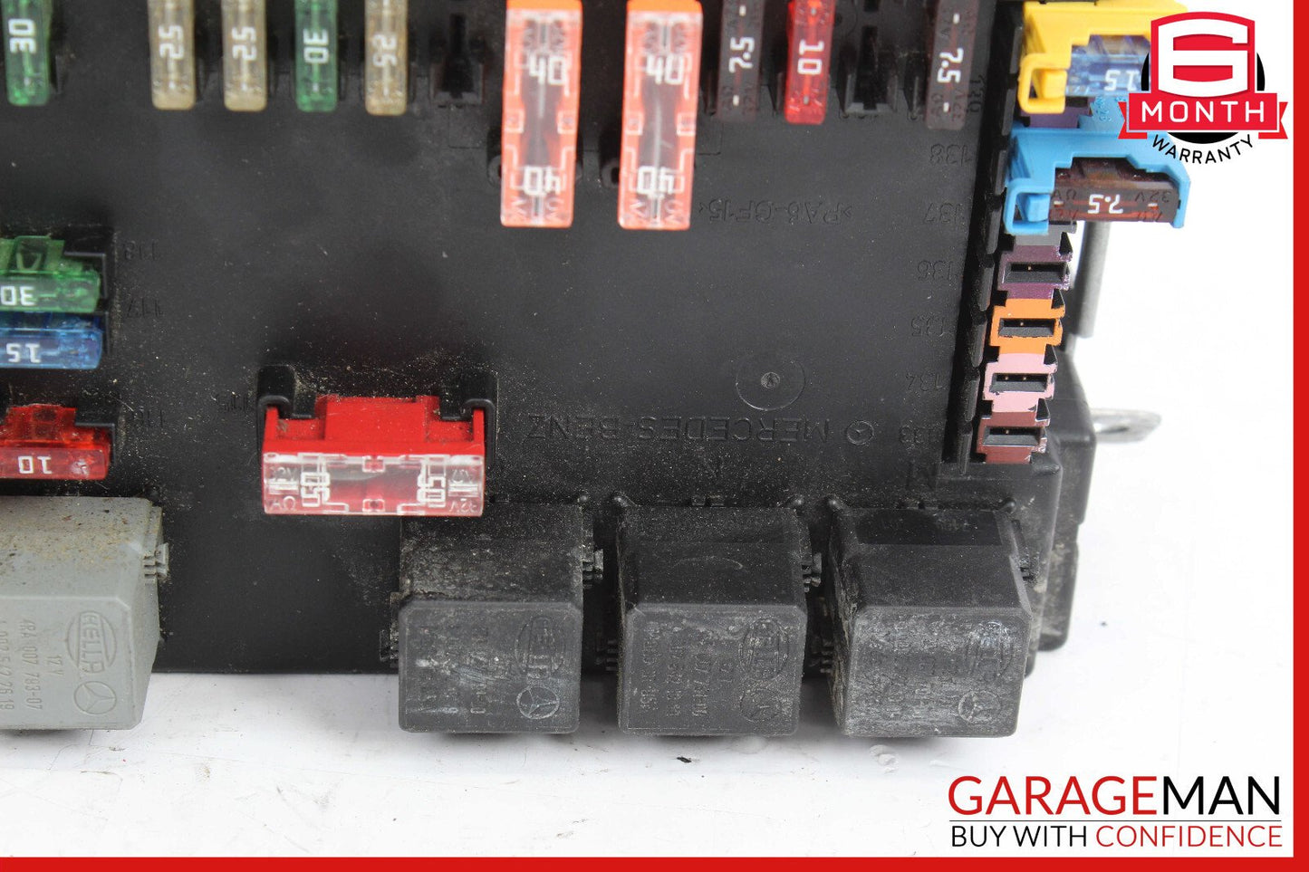07-09 Mercedes W221 S550 S63 AMG CL550 Rear Trunk Fuse Relay Junction Box OEM