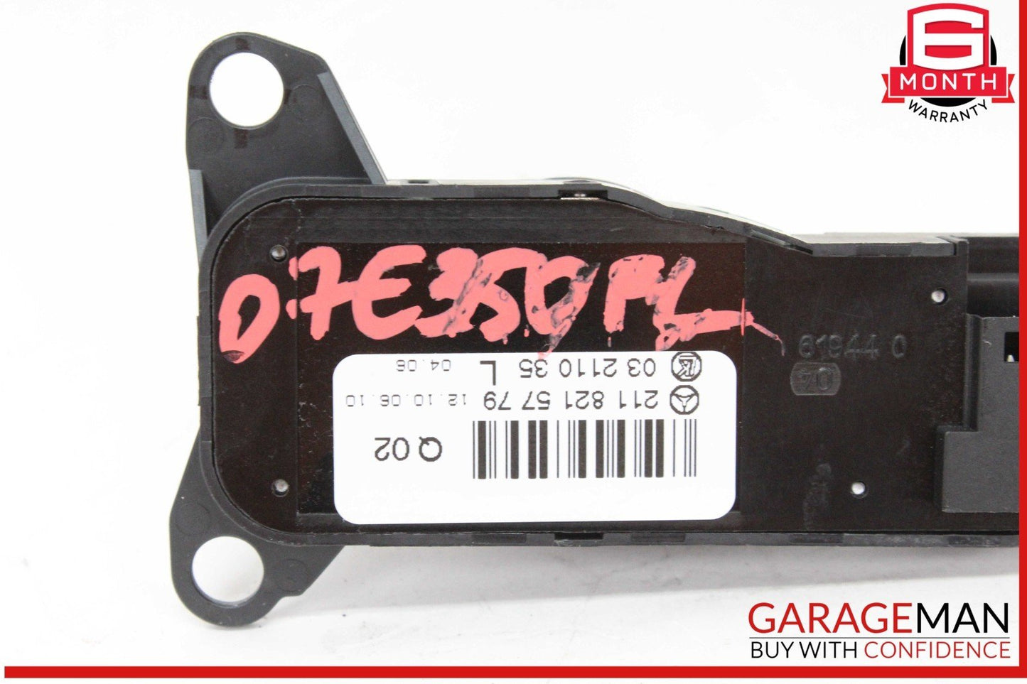 03-11 Mercedes W211 E350 CLS500 Door Mirror Control Switch 2118215779 OEM