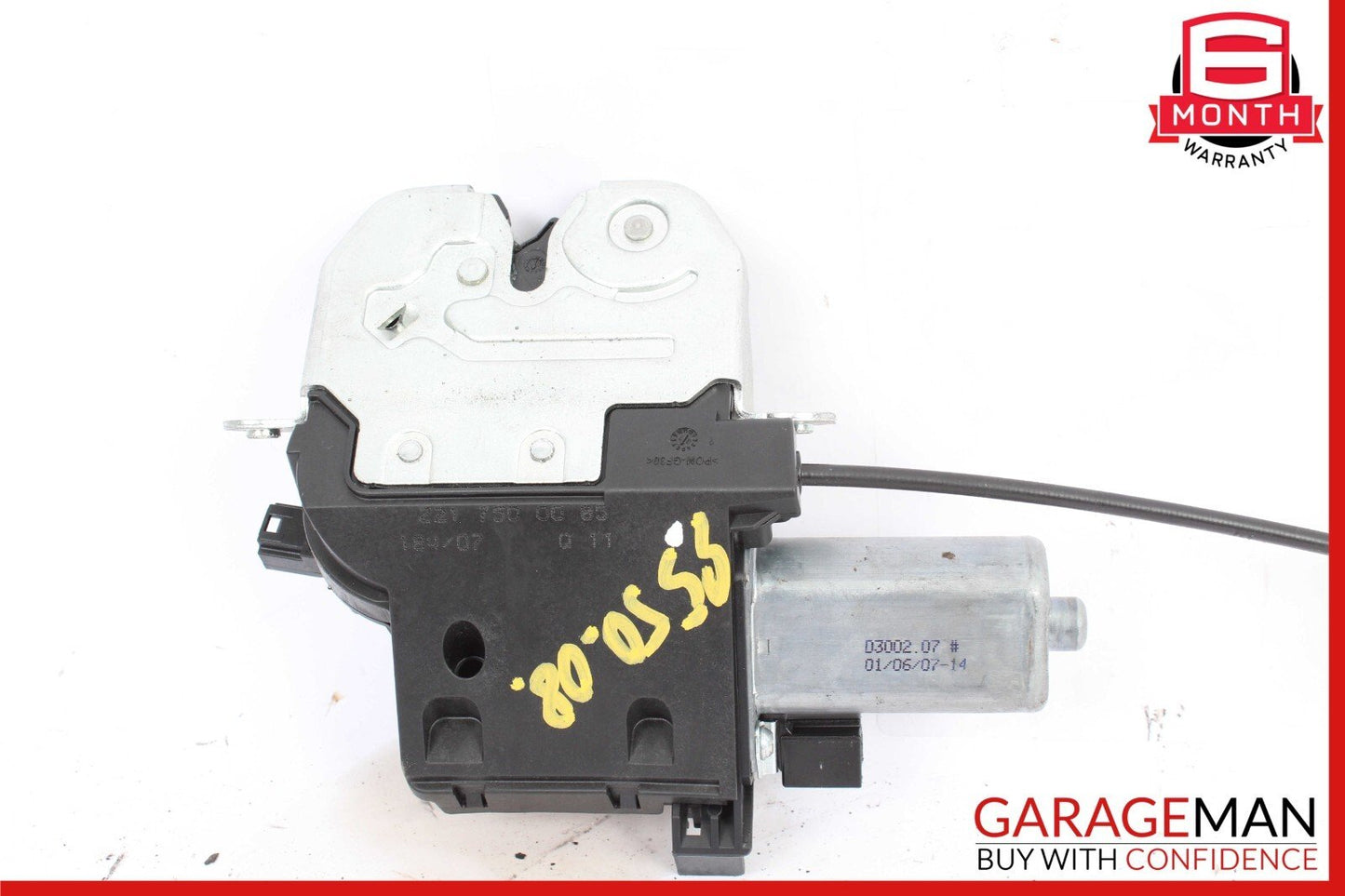 07-14 Mercedes W221 S550 CL600 Rear Trunk Lid Lock Latch Actuator w/ Handle Assy