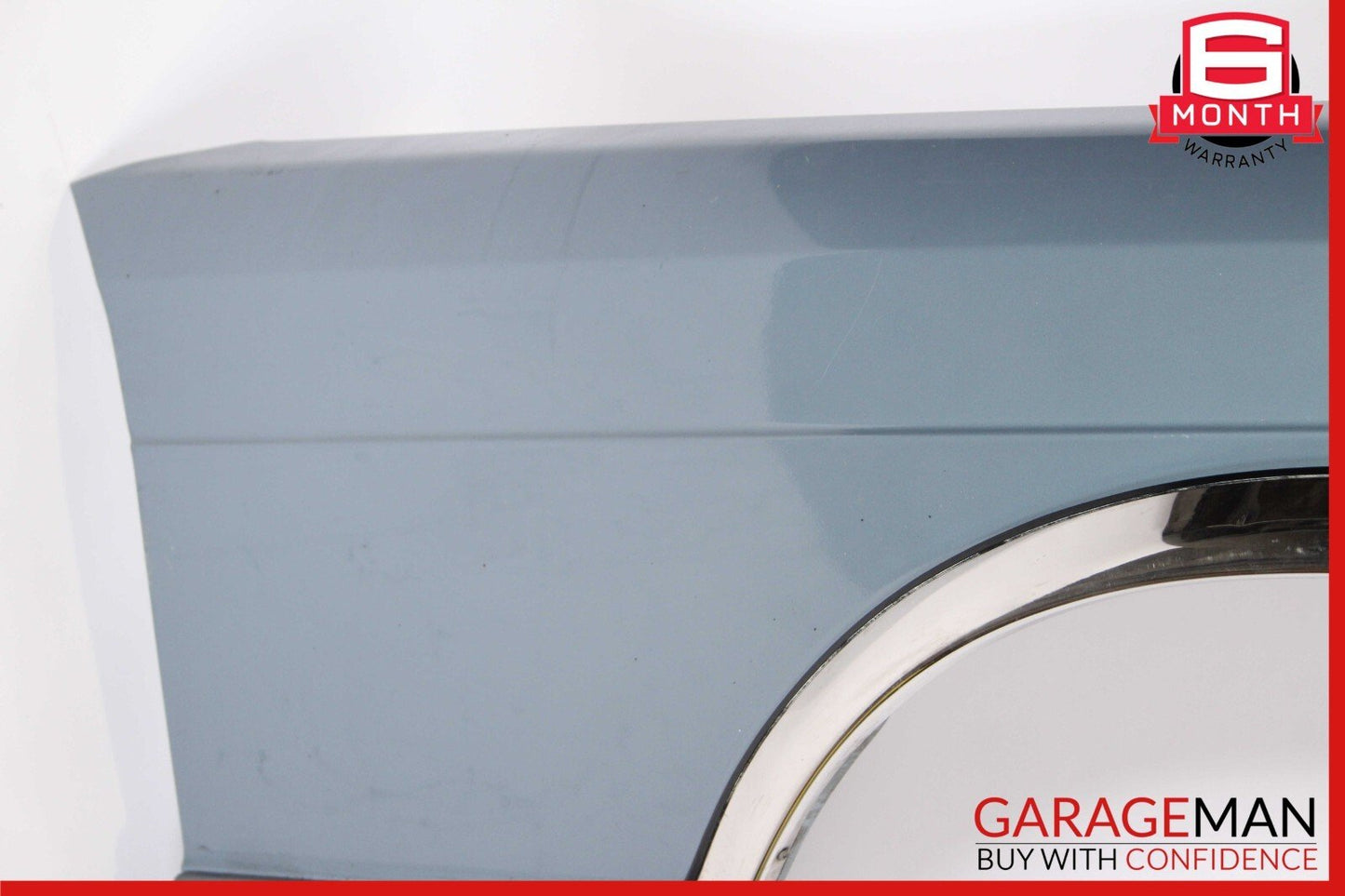 79-91 Mercedes W126 420SEL Front Right Side Wing Fender Panel Diamond Blue OEM