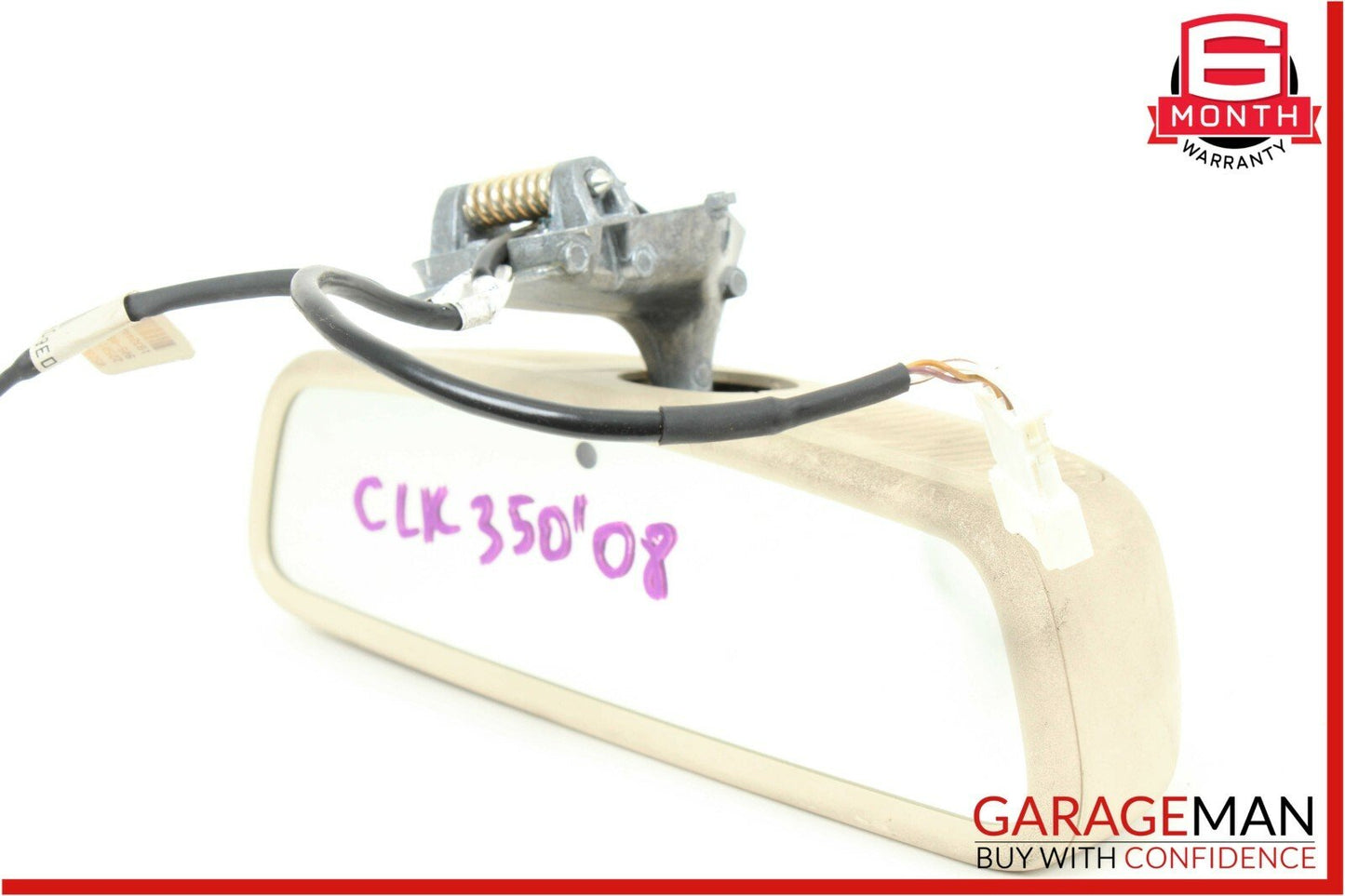07-09 Mercedes W209 CLK350 CLK550 CLK63 AMG Interior Rear View Mirror Beige OEM