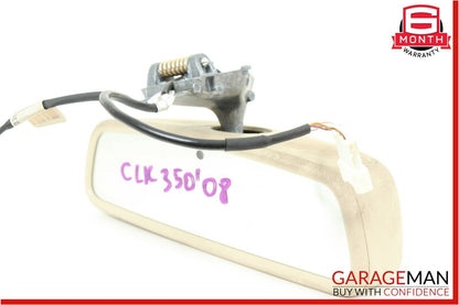 07-09 Mercedes W209 CLK350 CLK550 CLK63 AMG Interior Rear View Mirror Beige OEM