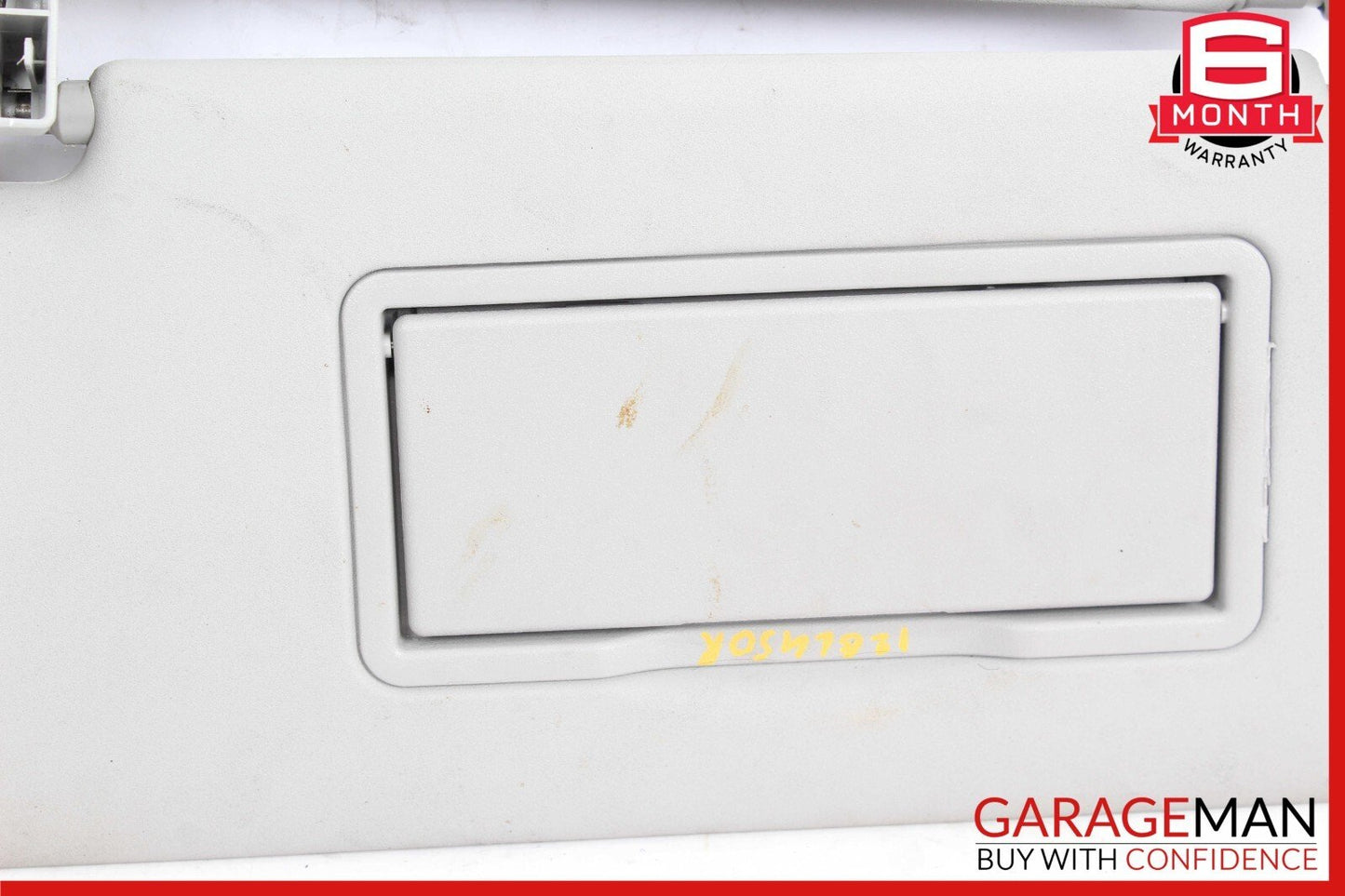 06-12 Mercedes X164 GL450 ML450 Front Right Side Sun Visor Sunvisor Cover Gray
