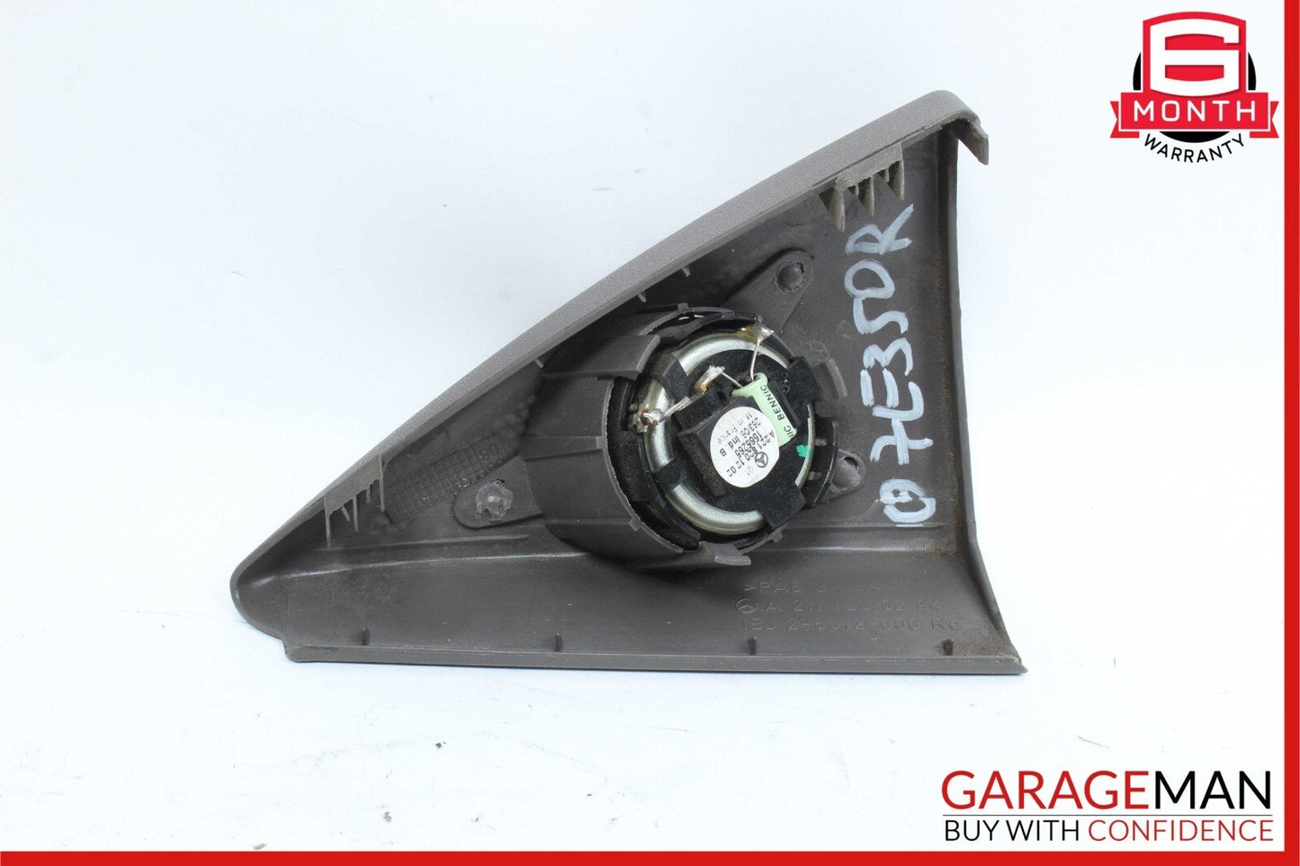 03-09 Mercedes W211 E350 E500 E55 AMG Front Right Tweeter Speaker Cover Grey