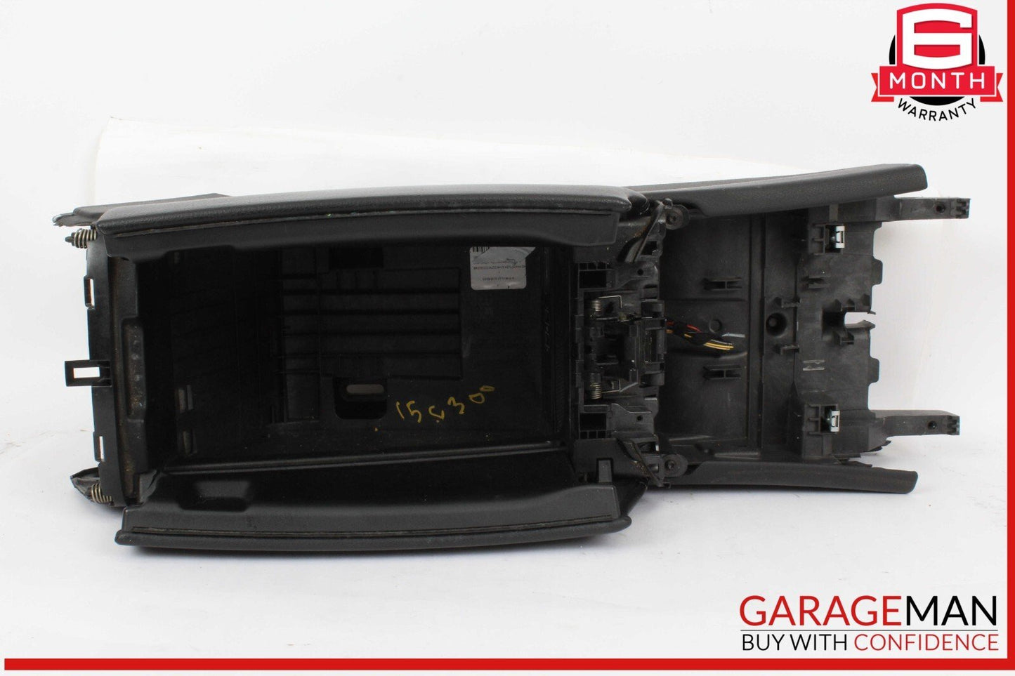15-20 Mercedes W205 C300 Center Console Arm Rest Armrest Cup Holder Black OEM