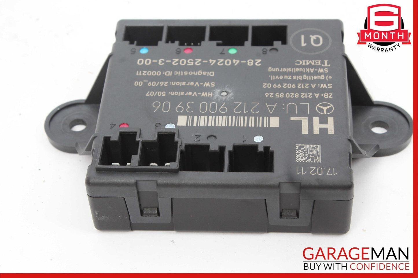 08-18 Mercedes W212 E350 C250 GLK350 CLS550 Rear Left Side Door Control Module