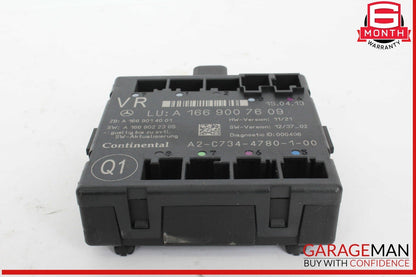 2012-2019 Mercedes-Benz GL450 X166 Right Rear Door Control Module 1669007609 OEM