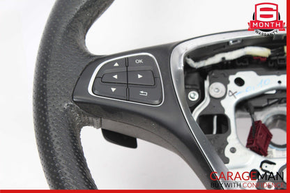 14-20 Mercedes W117 CLA250 GLA250 Steering Wheel w/ Paddle Shifters Assy