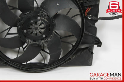 10-13 Mercedes W221 S550 CL550 Engine Cooling Fan Shroud Motor Assembly OEM