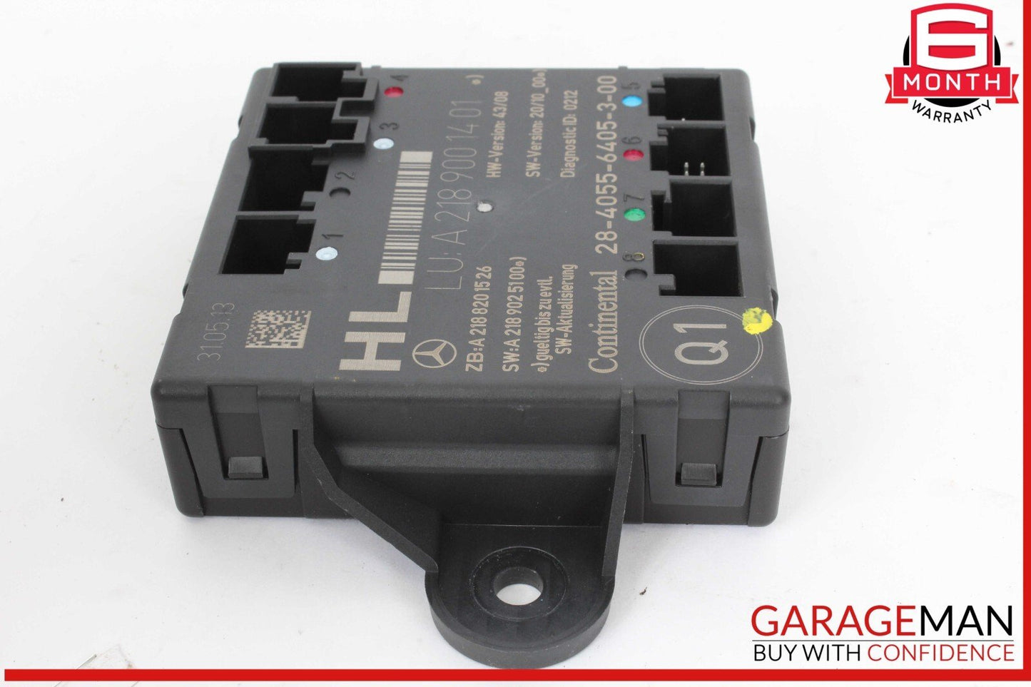 08-18 Mercedes W204 C250 Rear Left Side Door Control Module Unit OEM