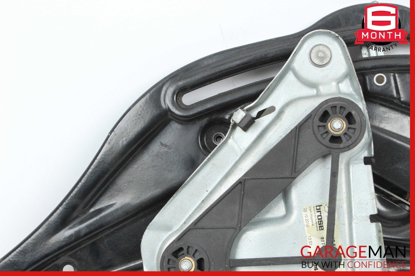 10-16 Mercedes W207 E350 Rear Right Window Regulator Motor Plate Frame Assy
