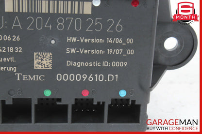 08-14 Mercedes W204 C300 C350 Rear Right Side Door Controller Module Unit OEM