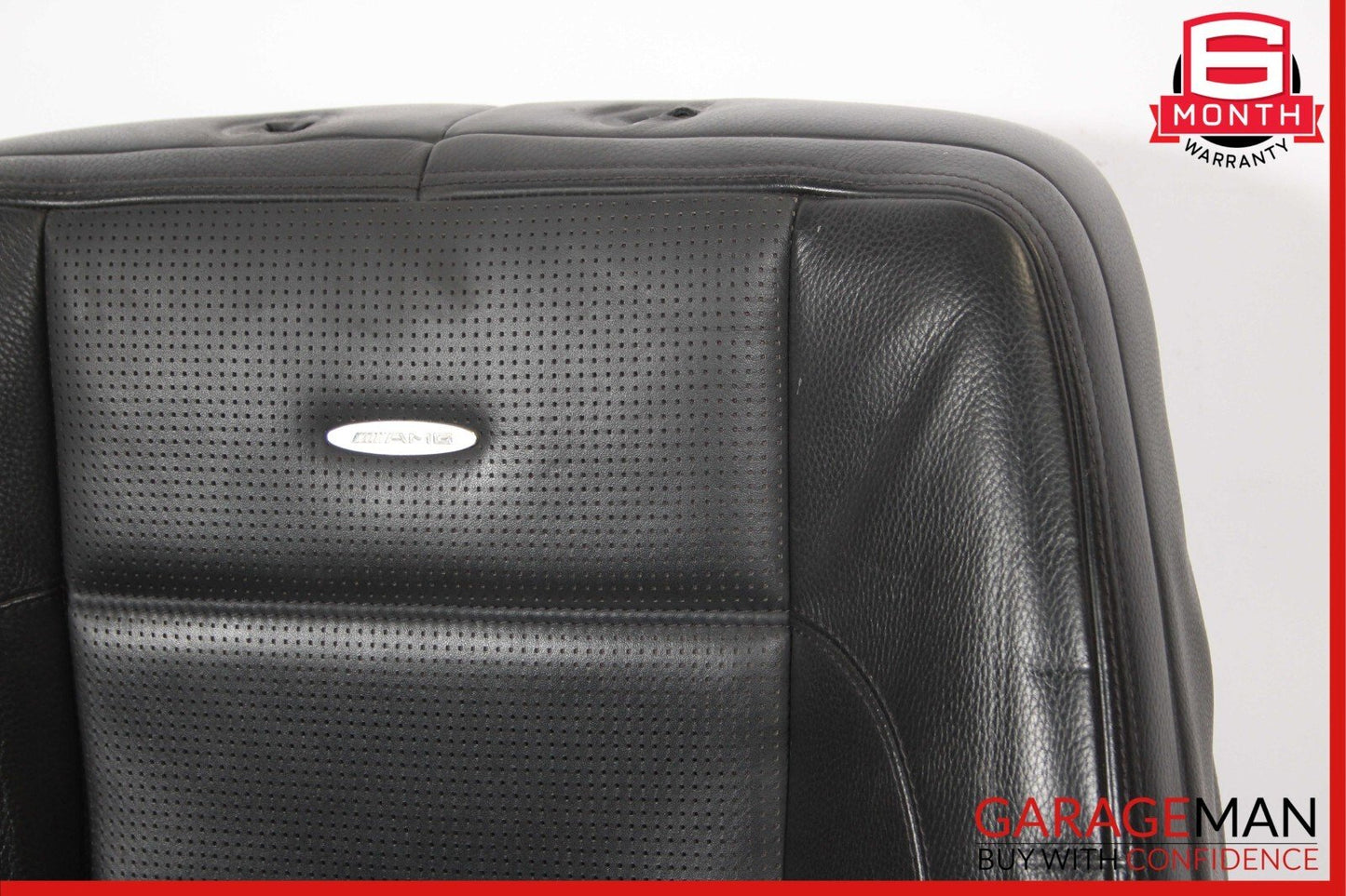 08-13 Mercedes W221 S63 AMG Front Right Passenger Upper Top Seat Cushion Black