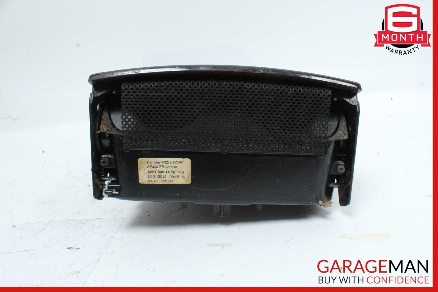 10-13 Mercedes W221 S600 S550 Ash Tray Ashtray Lighter Cup Holder Trim Assy Wood