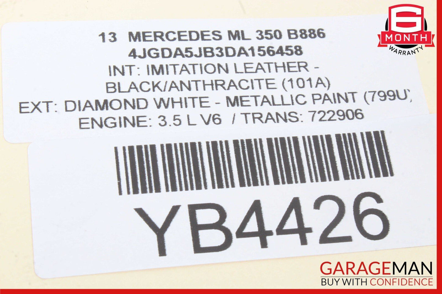 12-20 Mercedes W166 ML350 GL450 SLK250 Hand Parking Brake Control Module OEM