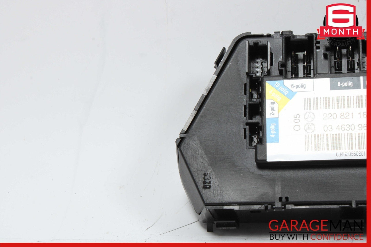 00-06 Mercedes W220 S500 Rear Right Side Seat Switch 2208211658 OEM