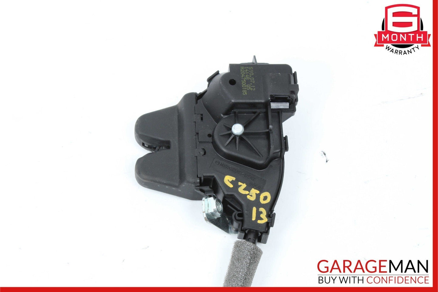08-18 Mercedes W204 C250 CLS400 E350 Trunk Lid Latch Lock Actuator OEM