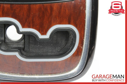 00-06 Mercedes W220 S430 Floor Gear Shifter Bezel Trim Indicator Bezel Wood
