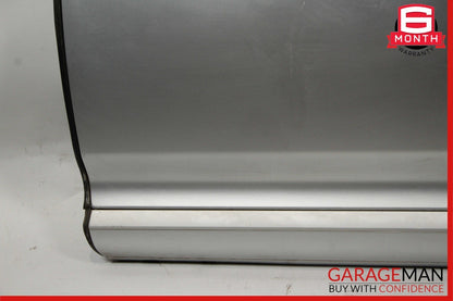 03-10 Porsche Cayenne 955 Front Left Exterior Door Shell Frame Crystal Silver