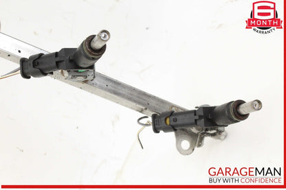 05-12 Mercedes W211 E350 SLK300 Fuel Injector Rail w/ Fuel Injectors OEM