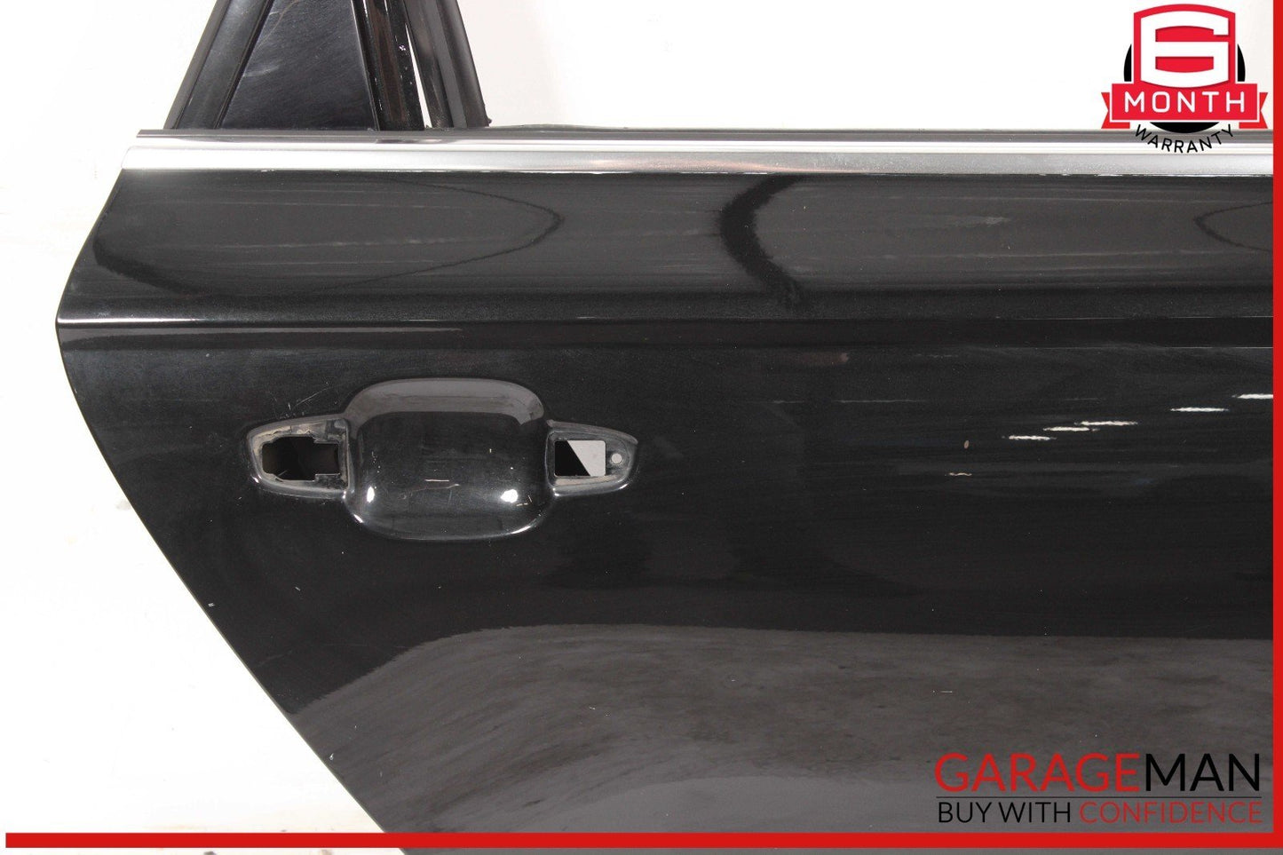 12-18 Audi A6 S6 Rear Right Passenger Side Door Shell Black OEM