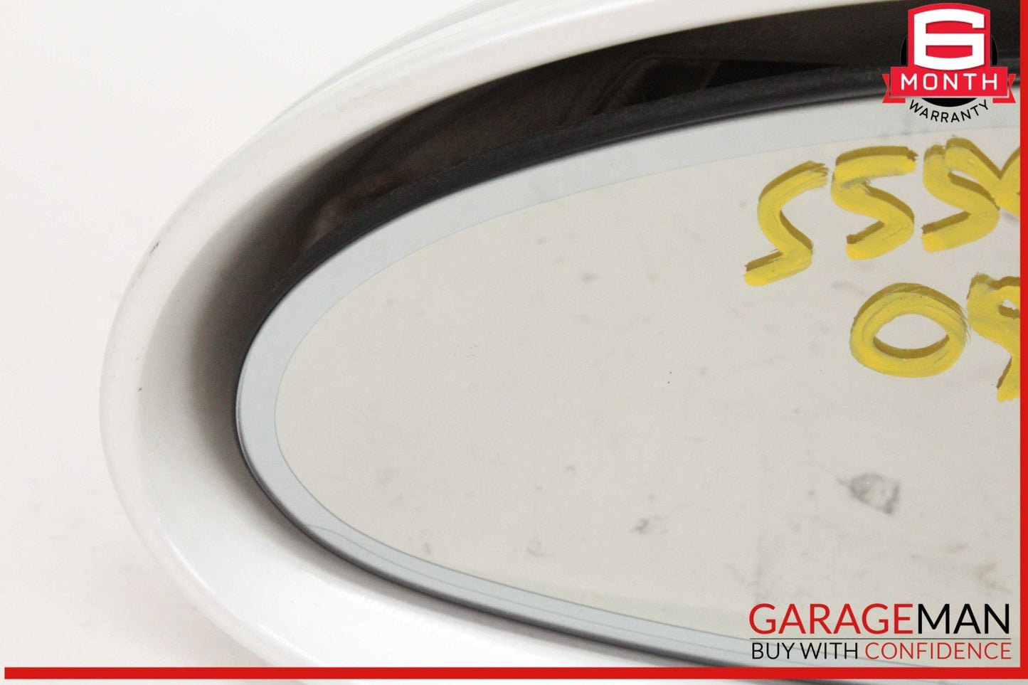07-09 Mercedes W221 S550 S600 Front Left Side Door Rear View Mirror White OEM