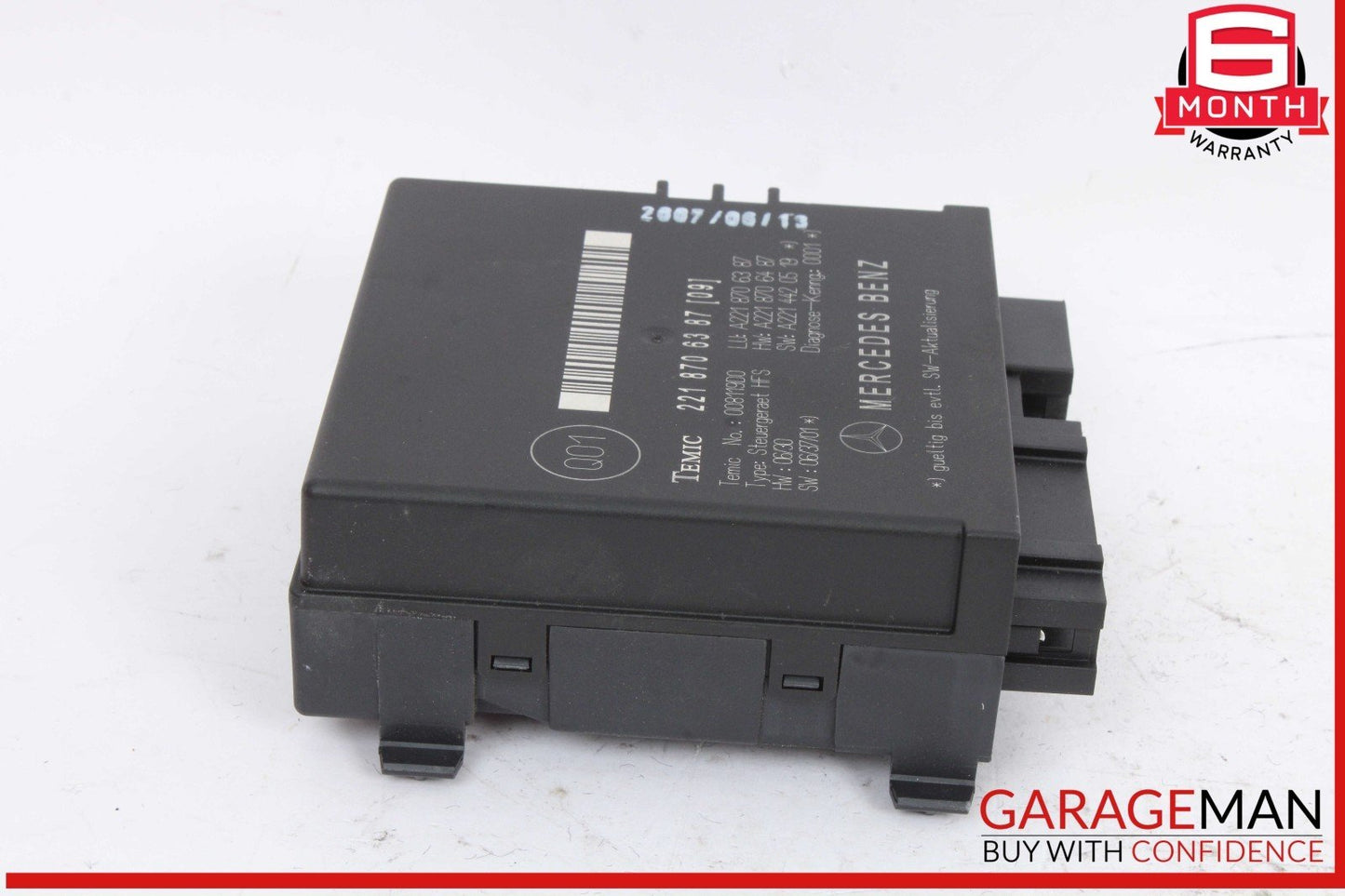 07-09 Mercedes W221 S550 S63 AMG Trunk Release Remote Open Close Module OEM