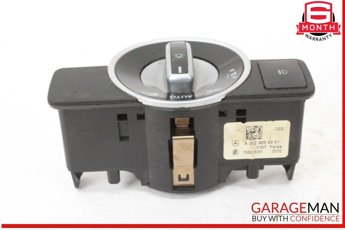 08-20 Mercedes W204 C250 CGI Headlight Fog Light Switch Control Module OEM