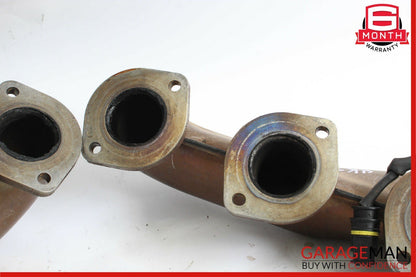 01-04 Mercedes R170 SLK320 Left & Right Side Exhaust Manifold Header Pipe Set