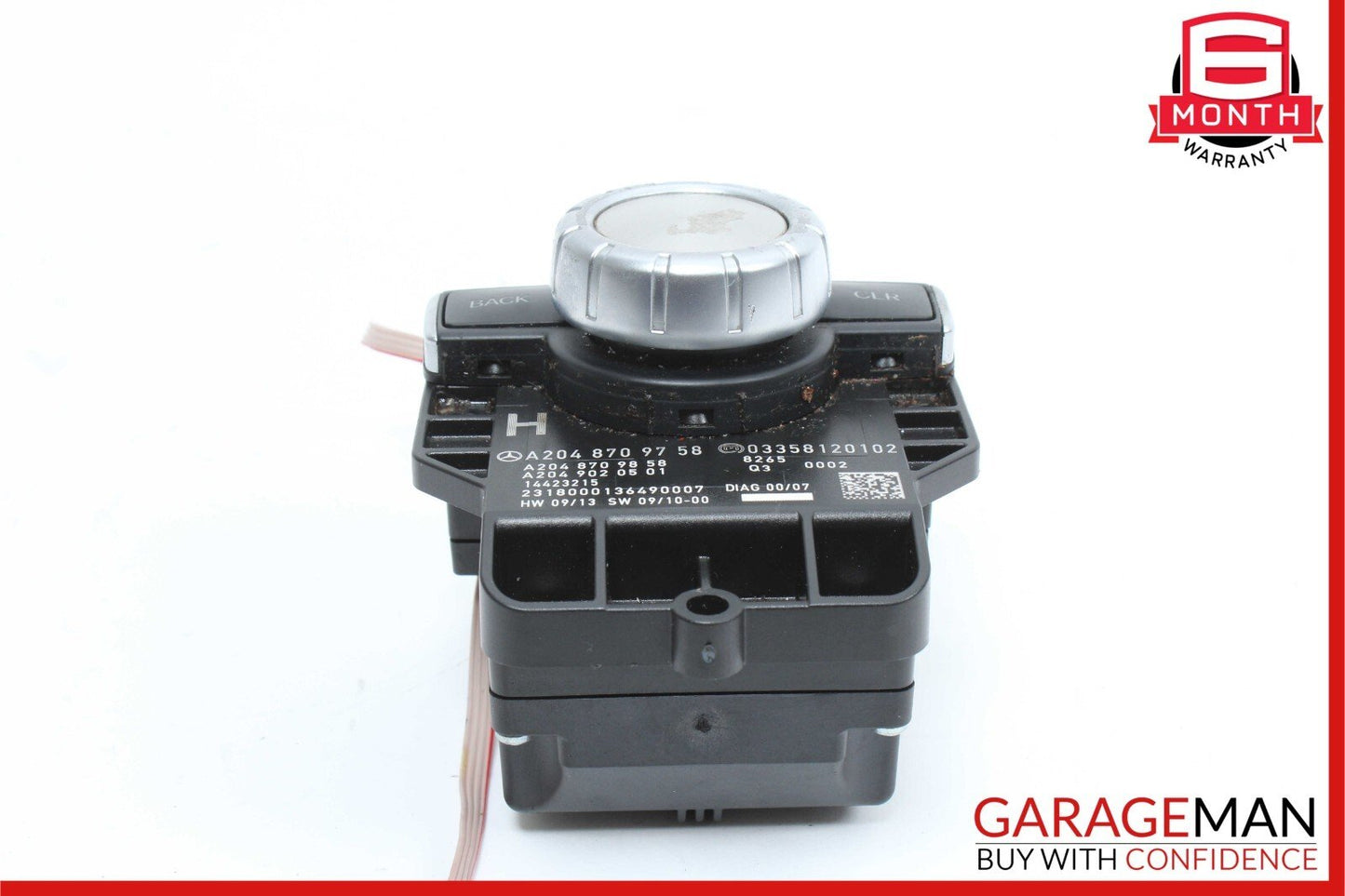 12-15 Mercedes W204 C250 E350 Console Head Unit Controller Knob Multi Switch OEM