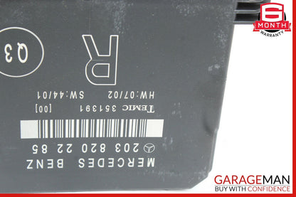 01-07 Mercedes W203 C55 AMG C230 Rear Right Side Door Control Module Unit OEM