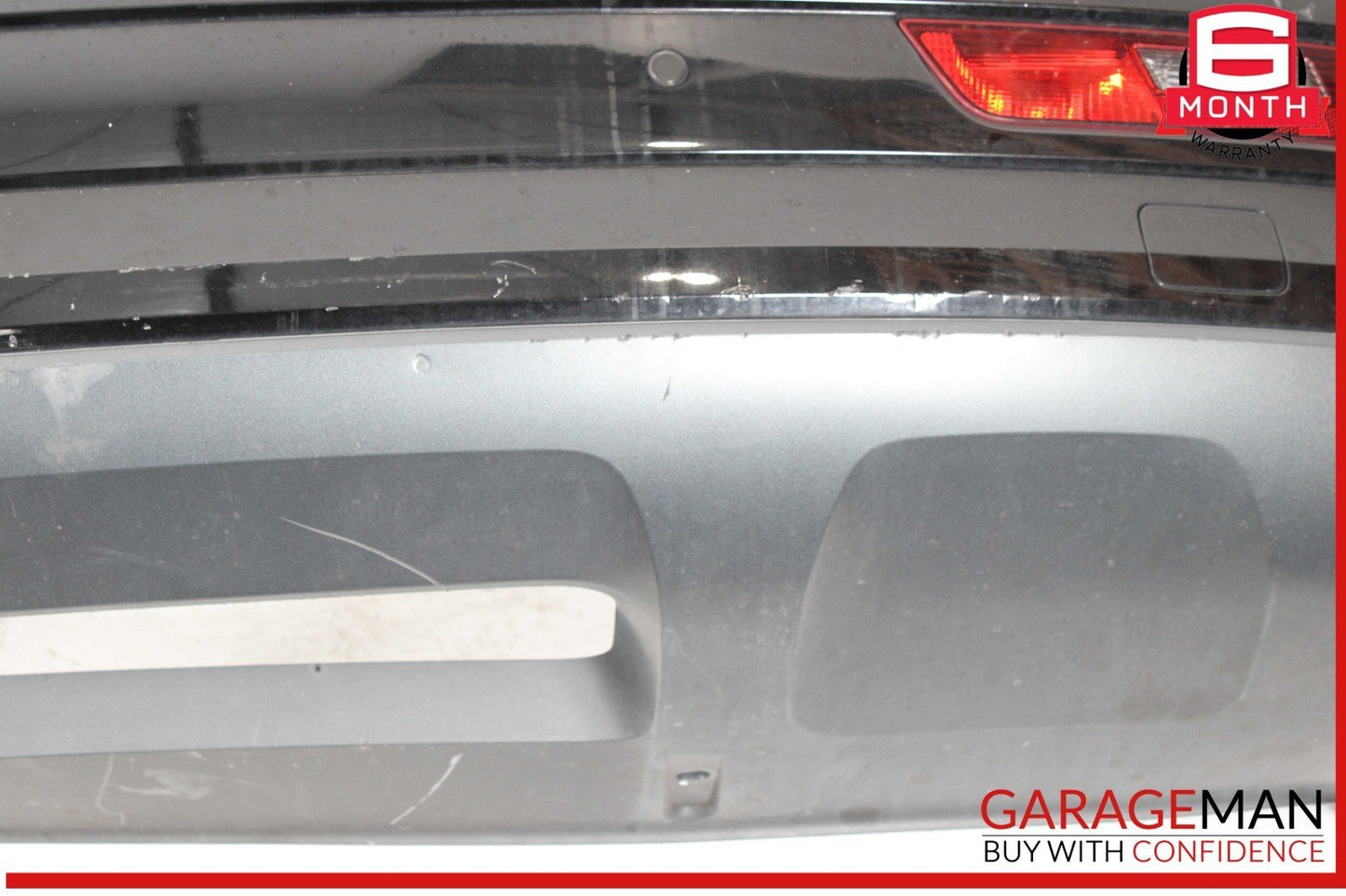 16-18 Audi Q3 Rear Bumper Cover w/ Parking PDC Sensors Black OEM