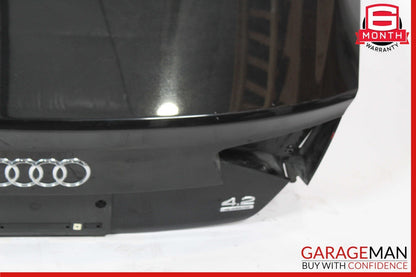 11-14 Audi A8 S8 Rear Trunk Lid Hatch Tailgate Deck Shell Black OEM