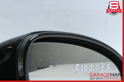 07-09 Mercedes W221 S600 Front Right Side Mirror Door Rear View Cubanite Black