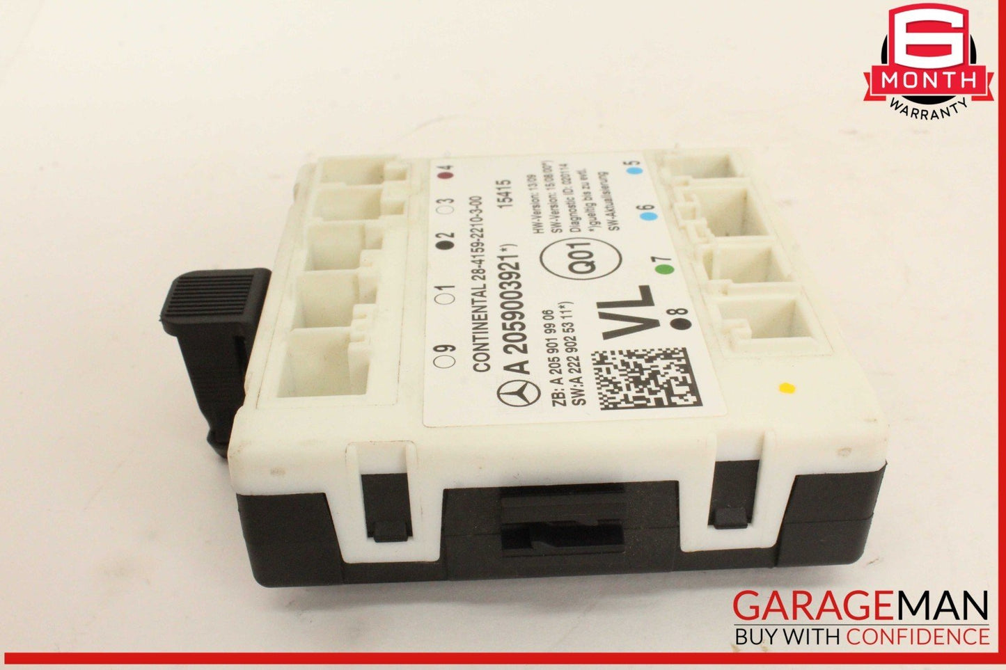 15-20 Mercedes W205 C300 Front Left Driver Side Door Control Module Unit OEM
