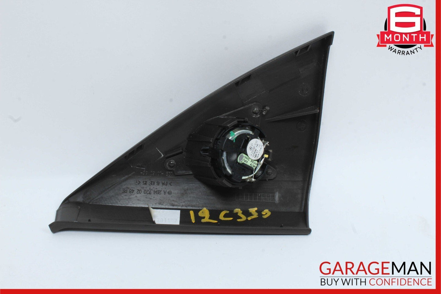 08-14 Mercedes W204 C350 Front Right Side Door Panel Tweeter Speaker Cover OEM