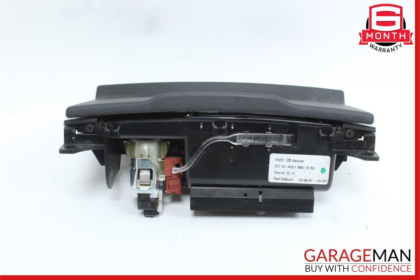 07-09 Mercedes W221 S550 Center Console Ash Tray Lighter Compartment Tray Black