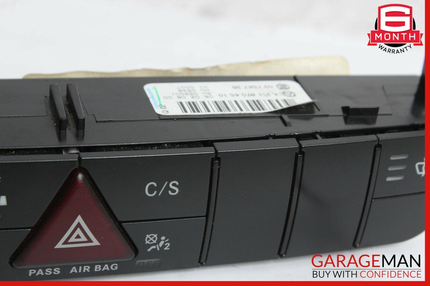 06-10 Mercedes W251 R350 R500 Center Dashboard Hazard ESP Control Switch OEM