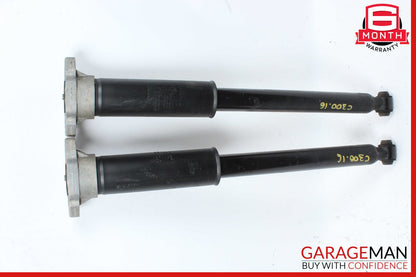 Mercedes W205 C300 C350e Rear Left and Right Shock Strut Absorber Set OEM