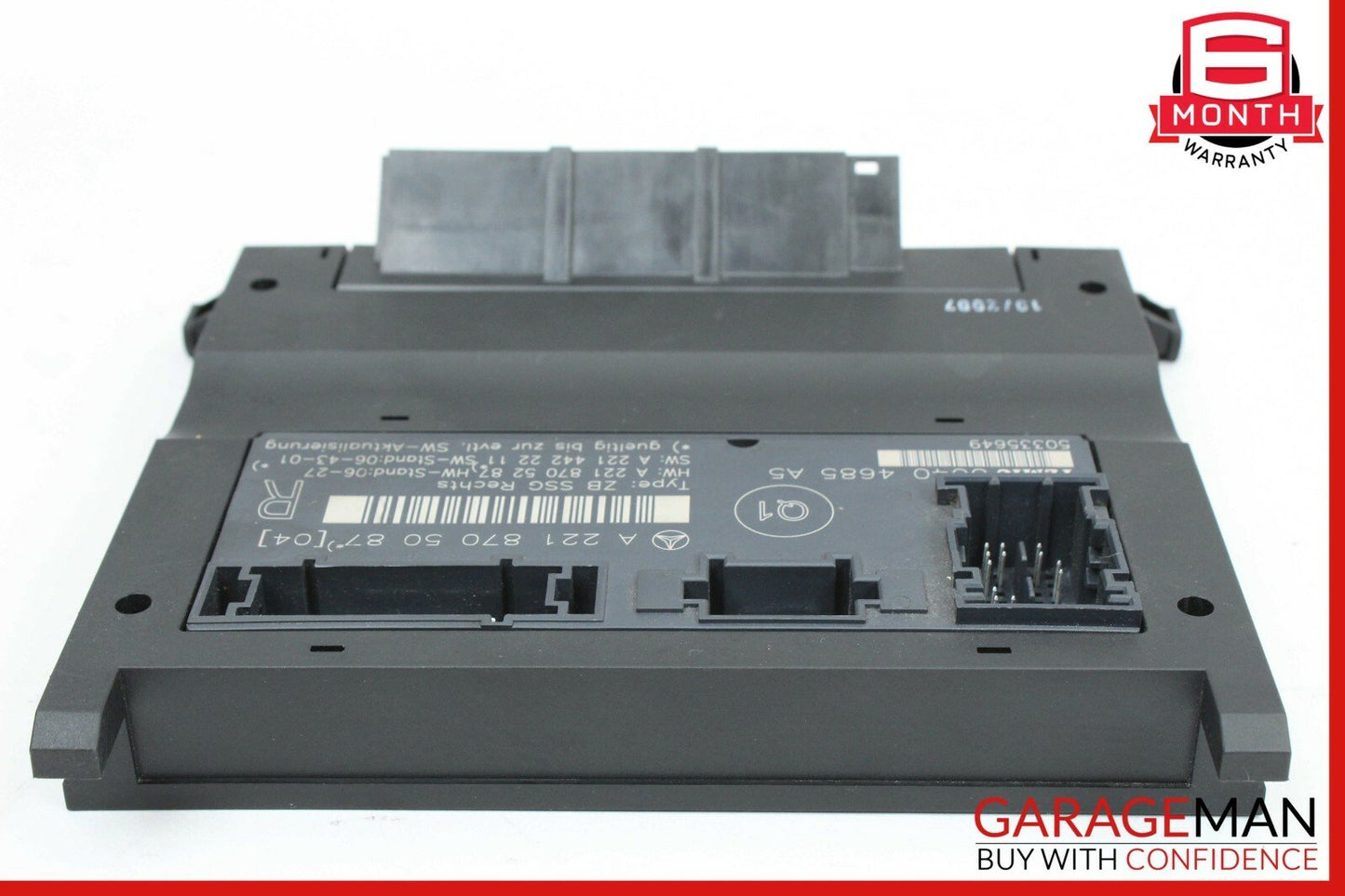 07-13 Mercedes W221 S63 AMG Front Right Passenger Side Seat Controller Module
