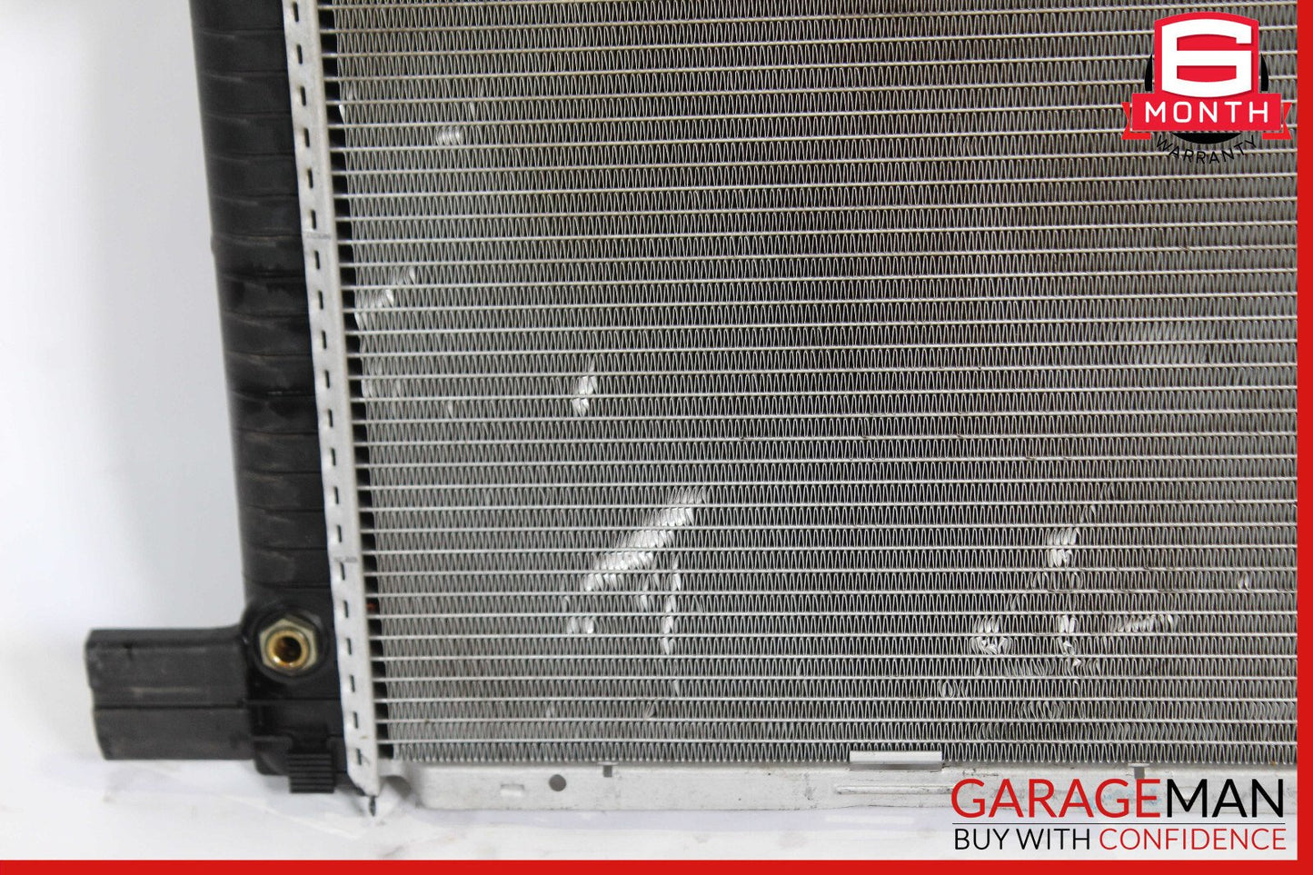 90-91 Mercedes R129 500SL Engine Water Cooling A/C Condenser Radiator w/ Fan OEM