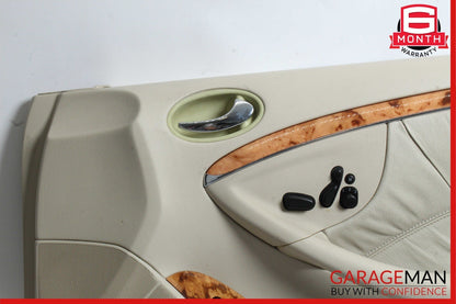 03-05 Mercedes W209 CLK500 Convertible Right Passenger Interior Door Panel Beige