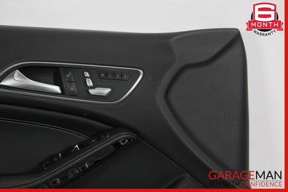 14-18 Mercedes W117 CLA250 Front Left Interior Door Trim Panel Cover Assy Black
