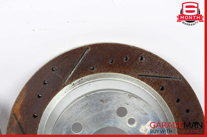 06-11 Mercedes W219 CLS550 Rear Right & Left Brake Rotor Disc Set Drilled OEM