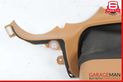 10-16 Porsche Panamera 970 Steering Column Upper Trim Panel Housing Cover Brown
