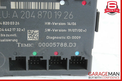 08-18 Mercedes W204 C300 C250 E400 Front Left Side Door Control Module OEM