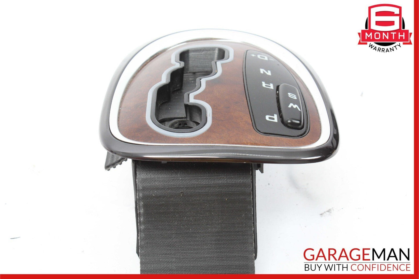 00-06 Mercedes W220 S500 S600 Gear Shifter Bezel Trim Indicator Wood OEM