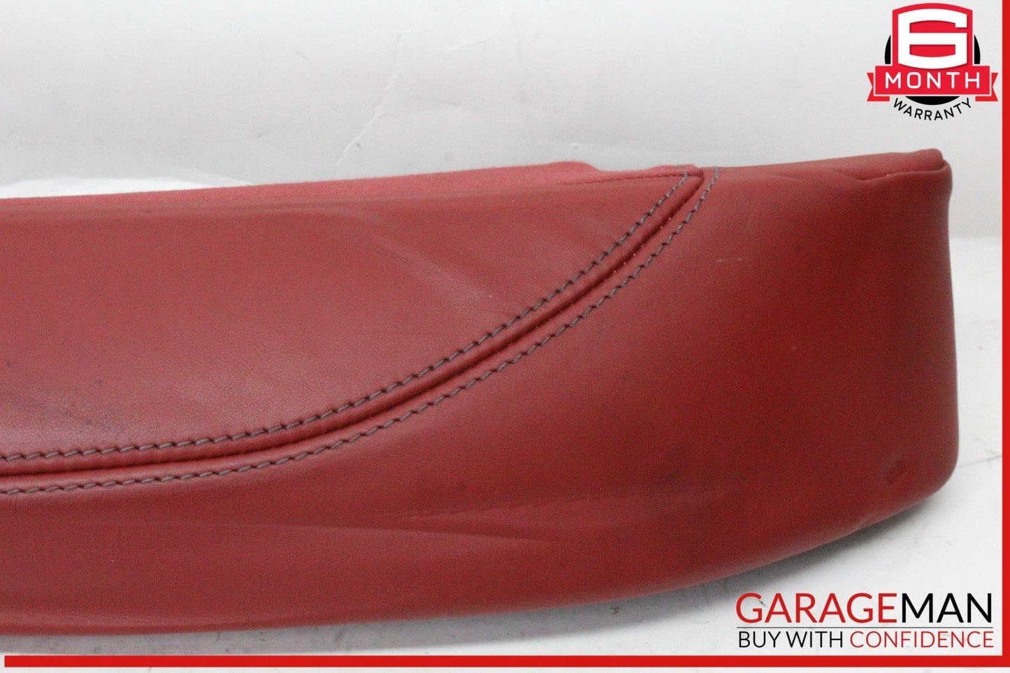 18-24 Audi S5 A5 Rear Left and Rear Right Side Seat Bolster Trim Panel Red OEM