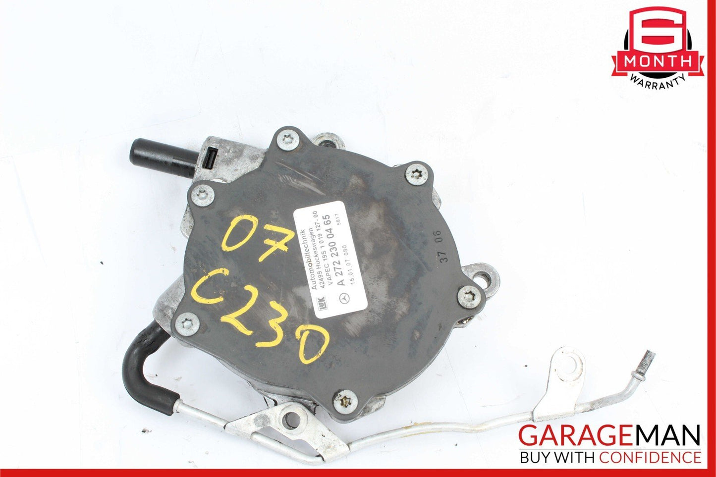 06-11 Mercedes W203 C230 E350 Engine Motor Brake Vacuum Pump 2722300465 OEM